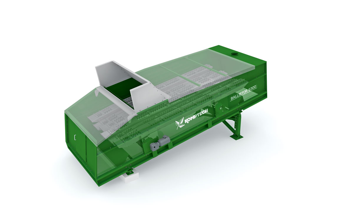 Overview of Komptech Ballistor ballistic waste separator