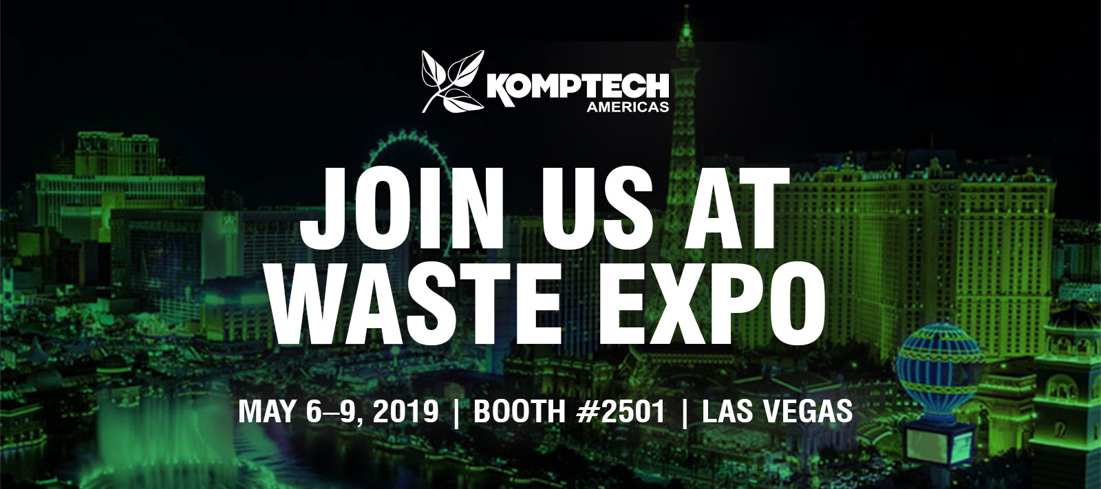 Komptech Americas is exhibiting at Waste Expo 2019