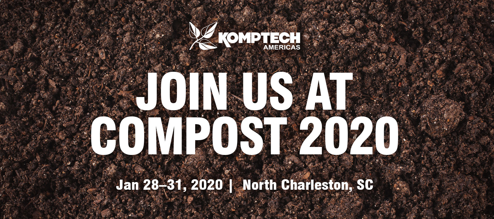 Join us at COMPOST 2020 - Jan 28–31, 2020 | North Charleston, SC