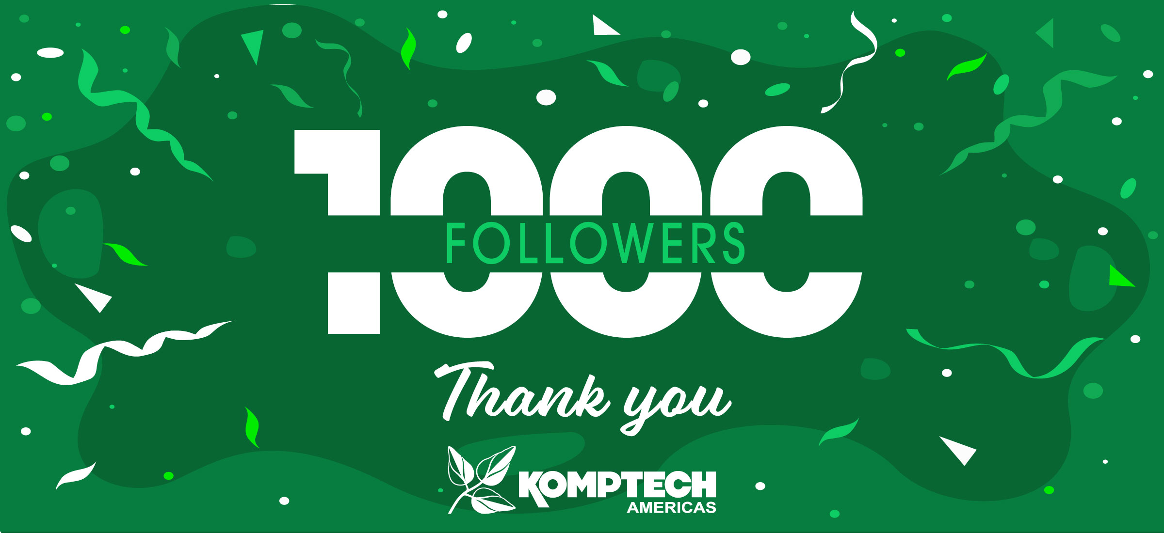 Komptech Americas reaches 1,000 followers on LinkedIn