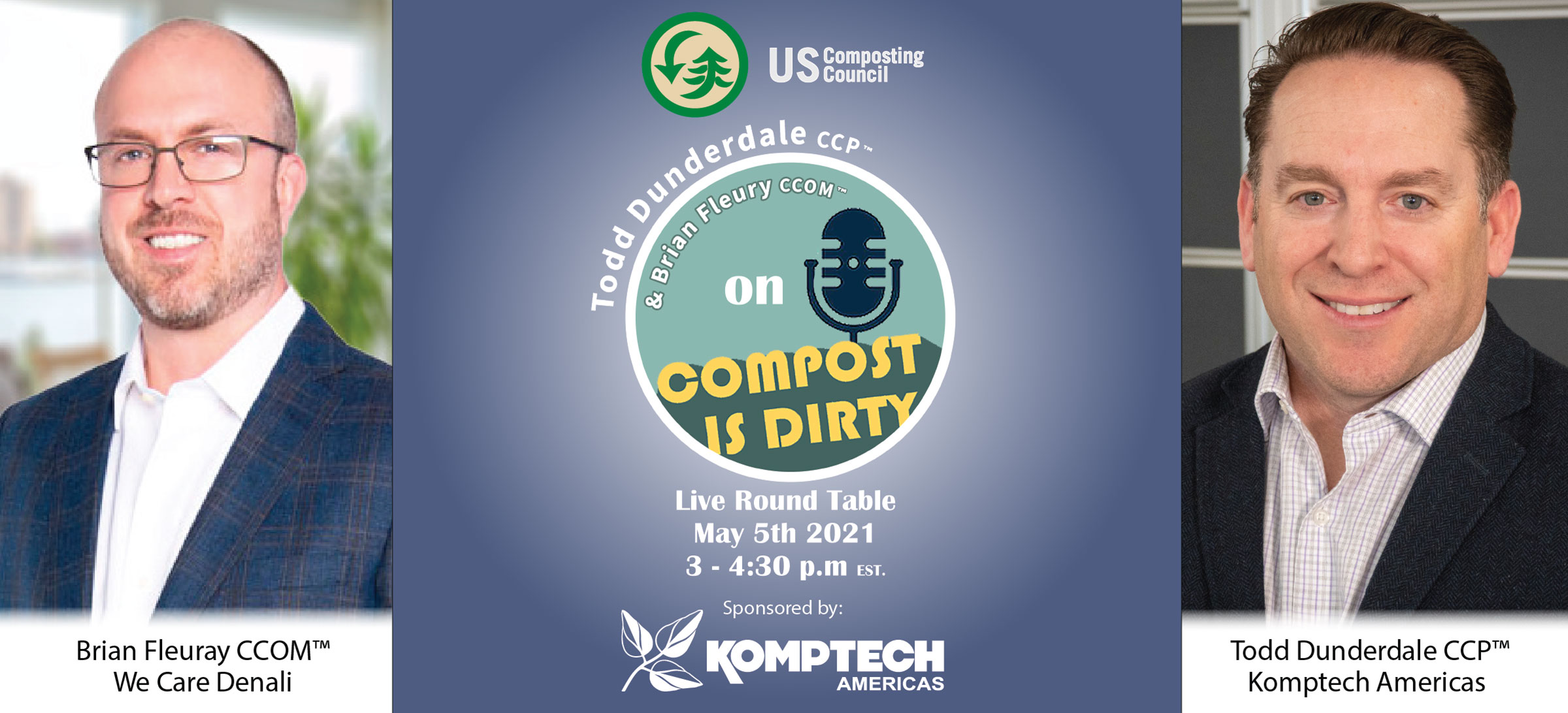 USCC Webinar titled "Compost is Dirty" featuring Todd Dunderdale.