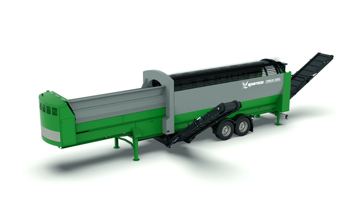 Komptech Cribus 5000 trommel screen