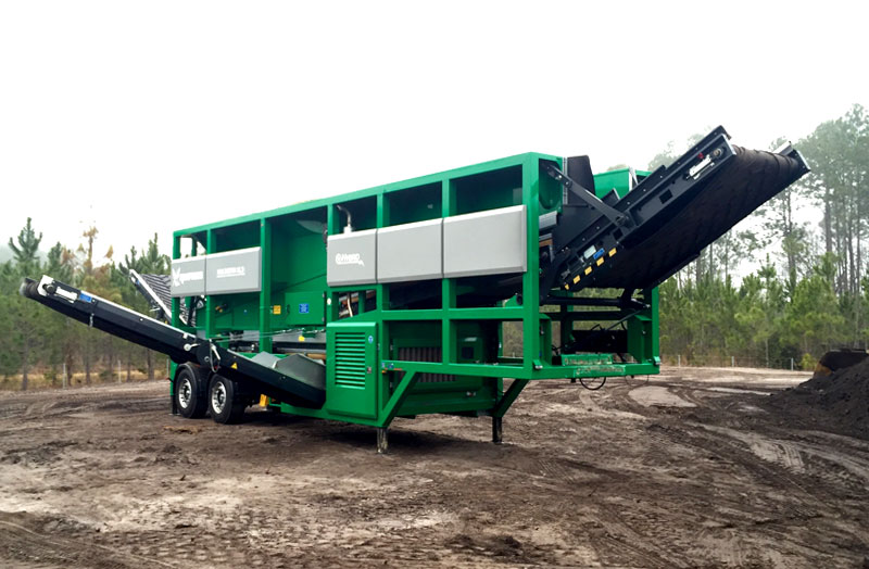Komptech Multistar XL3 star screen for compost and mulch