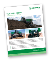 Product Sheet - Komptech Topturn X6000 compost windrow turner