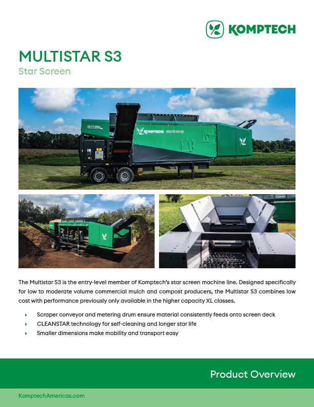 Multistar S3 star screen product sheet
