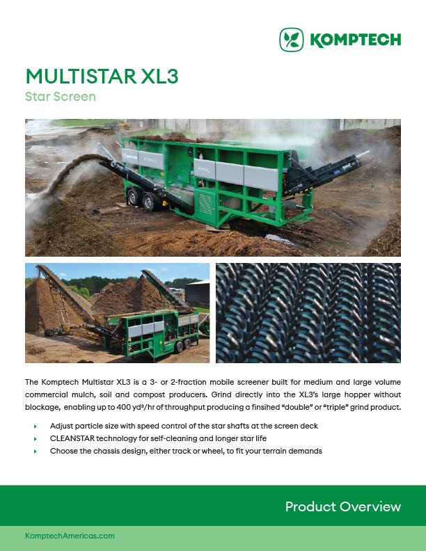 Multistar XL3 star screen product sheet
